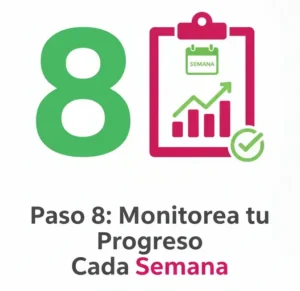 Paso 8 Monitorea tu Progreso Cada Semana