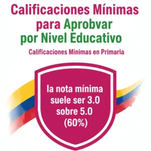 1. Calificaciones Mínimas en Primaria