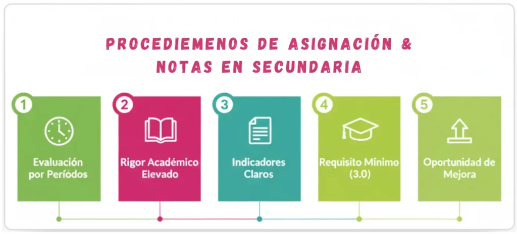 Procedimientos de Asignación de Notas en Secundaria