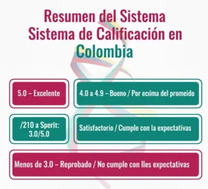 Resumen del Sistema de Calificación en Colombia