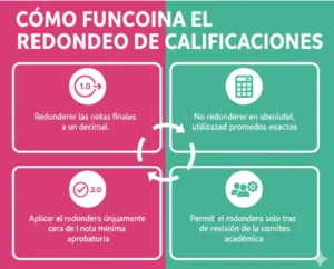 Cómo Funciona el Redondeo de Calificaciones