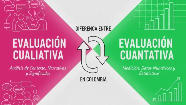 Diferencia entre la Evaluación Cualitativa y Cuantitativa en Colombiano