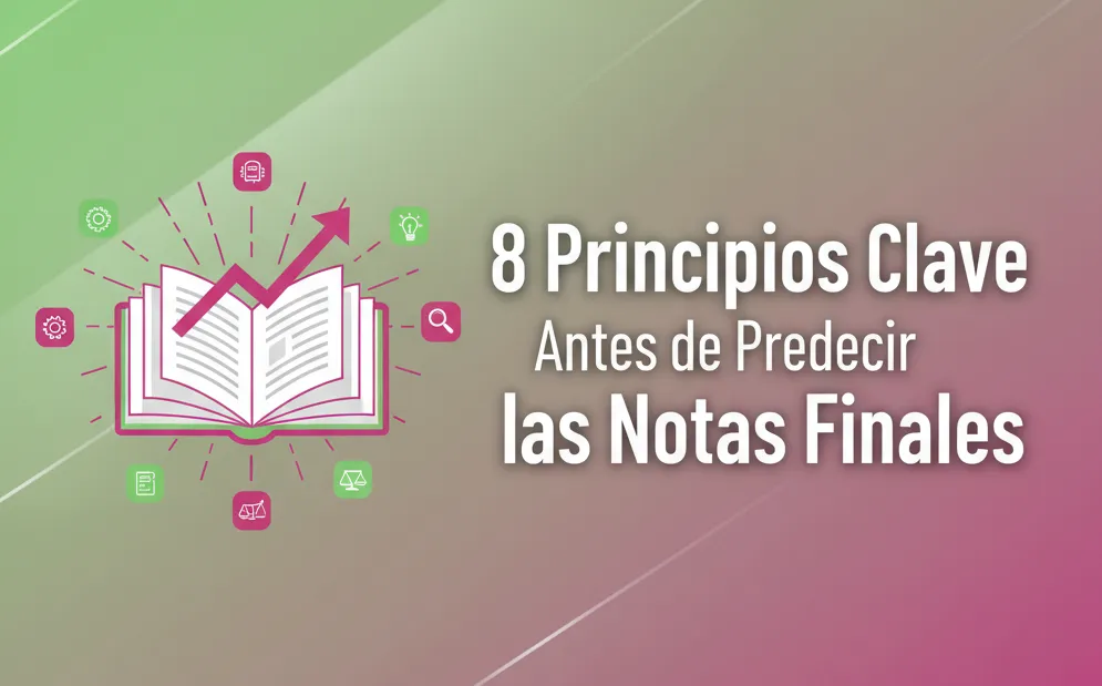 8 Principios Clave Antes de Predecir las Notas Finales