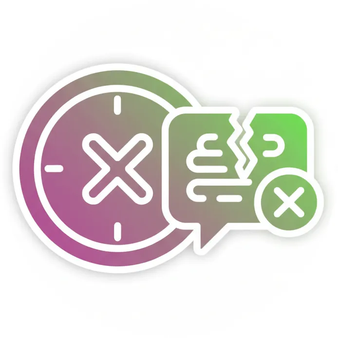 Comunicación y gestión del tiempo inadecuadas