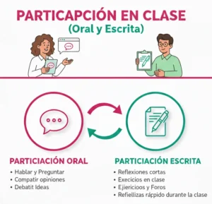 Participación en Clase (Oral y Escrita)