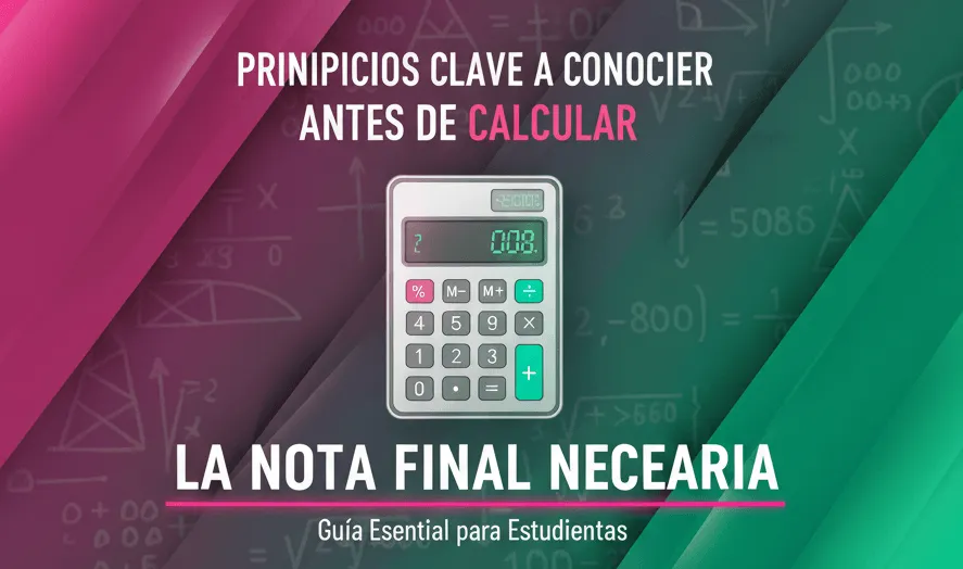 Principios Clave a Conocer Antes de Calcular la Nota Final Necesaria