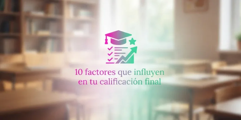 10 factores que influyen en tu calificación final