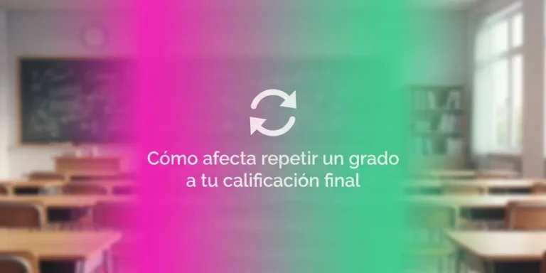 Cómo afecta repetir un grado a tu calificación final