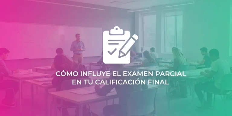 Cómo influye el examen parcial en tu calificación final