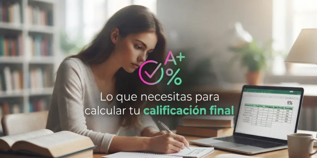 Lo que necesitas para calcular tu calificación final